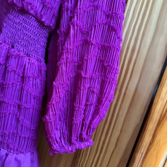 Monique Lhuillier Fuchsia Kids Dress - Picture 6 of 9